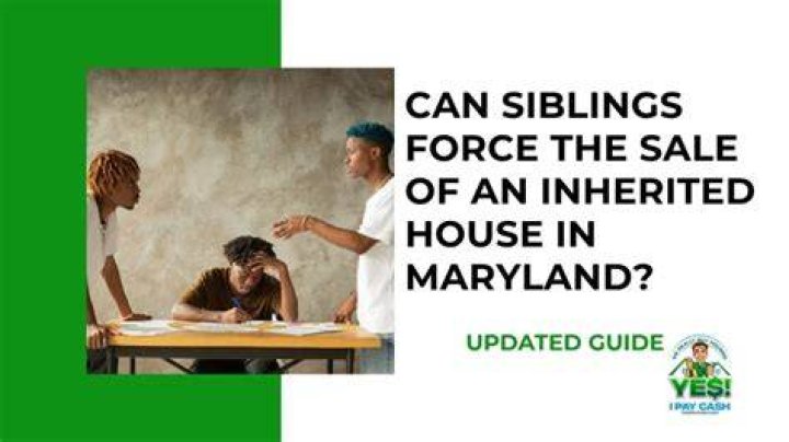 Can a sibling force the sale of an inherited house?