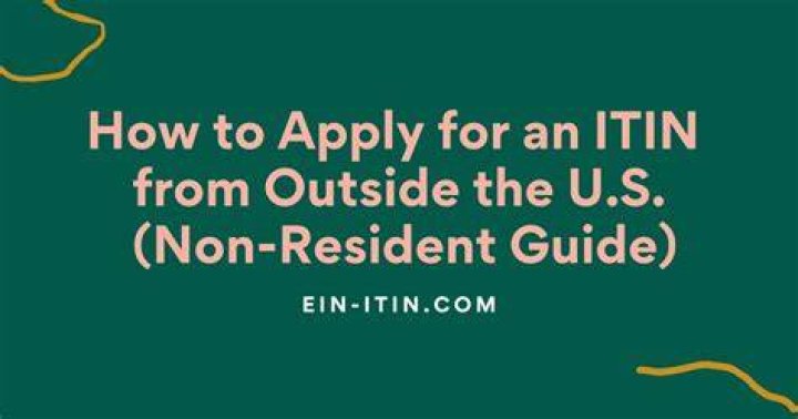 Can I apply ITIN outside US?