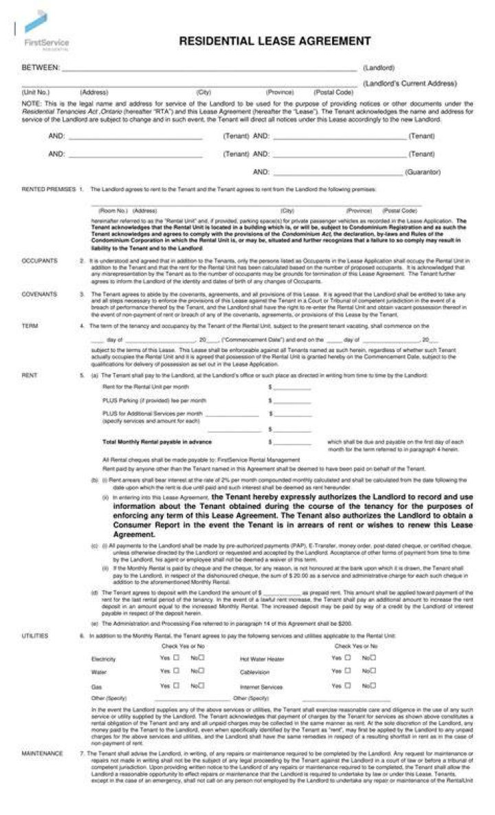 Can residential property be leased?