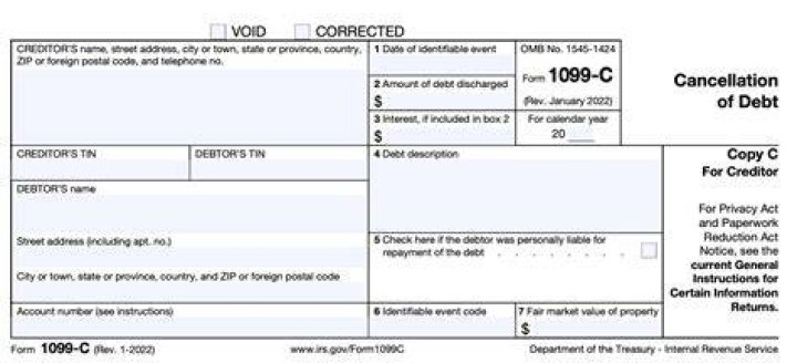Do you need a 1099c after a short sale?