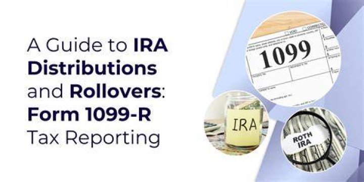 How are direct rollovers reported on a 1099-R?