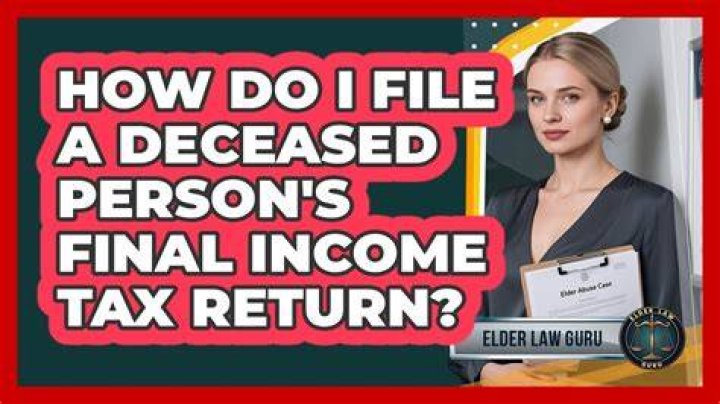 How do I file a deceased assessee return?