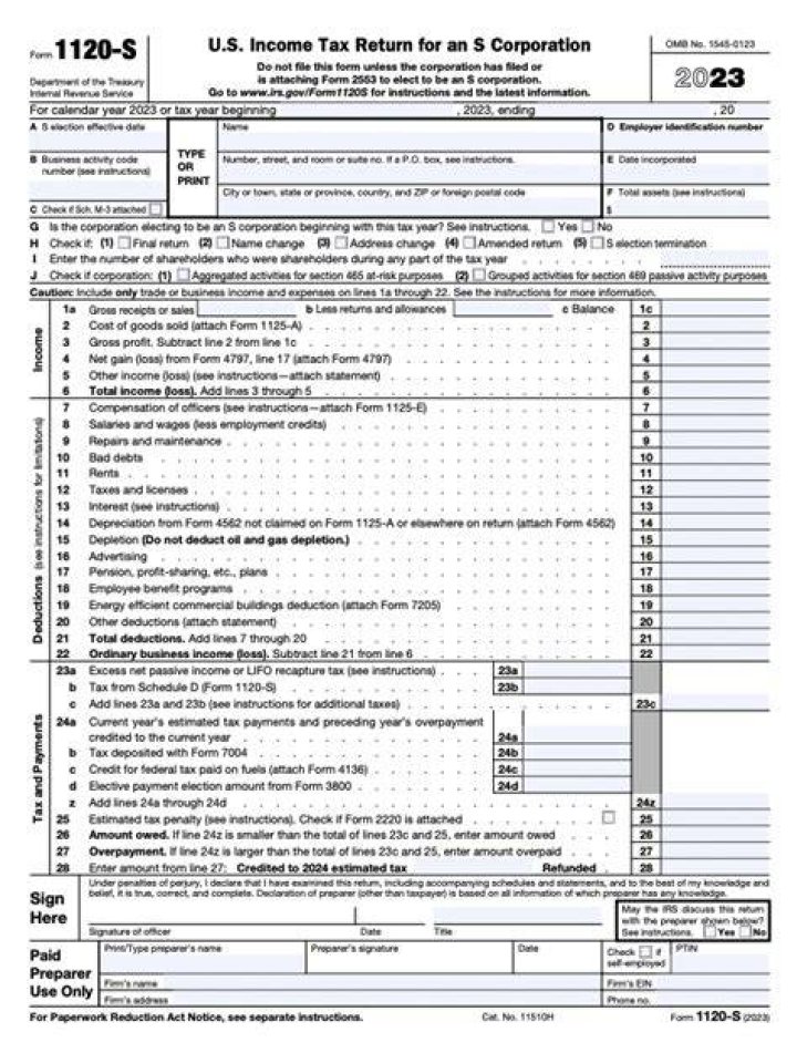 How do I file an extension with 1120-s?