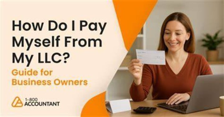 How do I pay myself from a single member LLC?