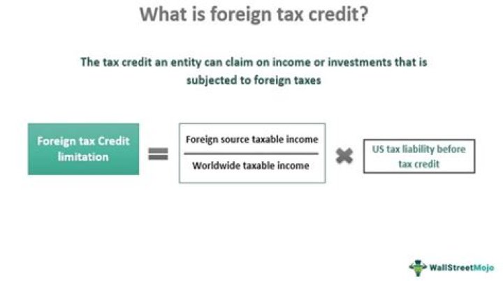 How does the US foreign tax credit work?