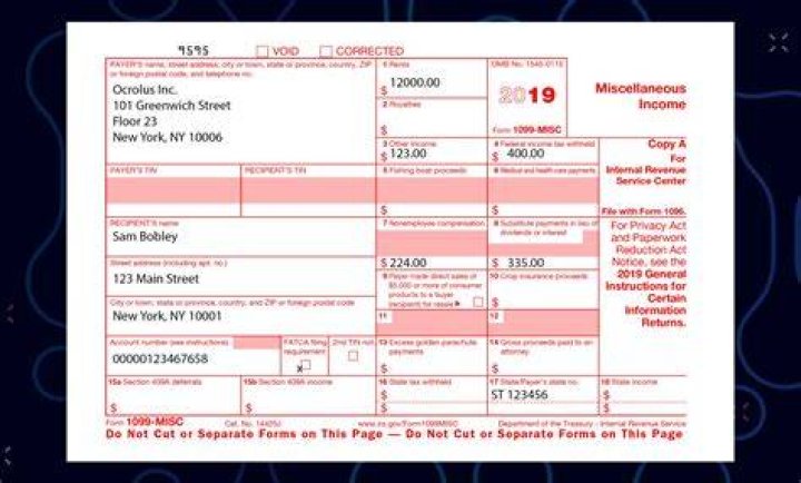 What does it mean to be subject to 1099 reporting?