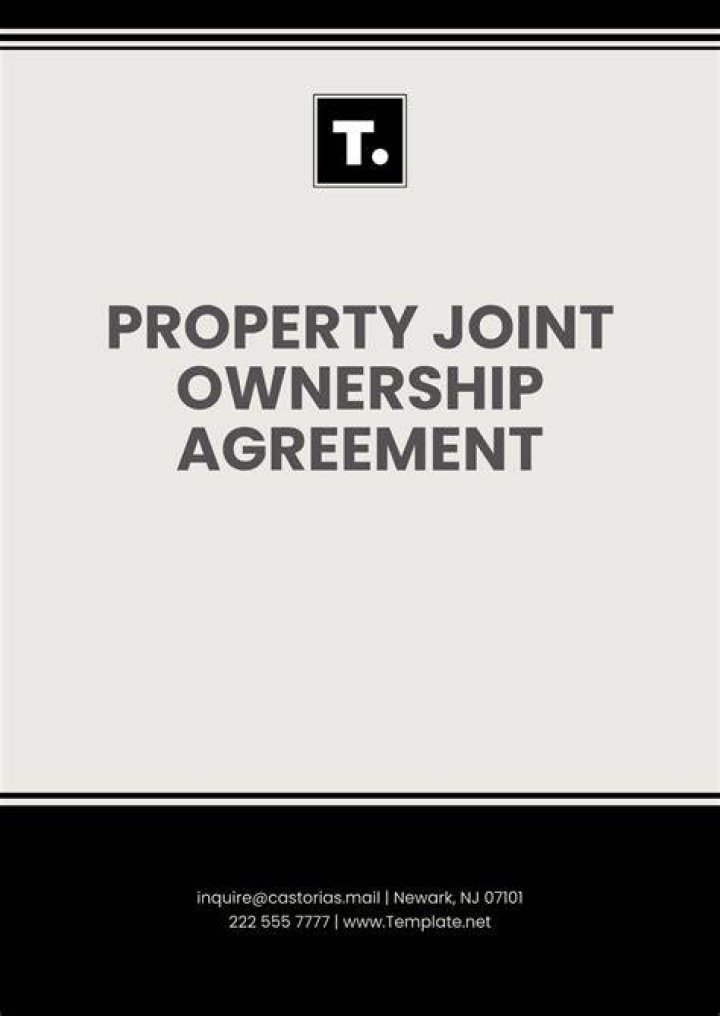 What is joint ownership of a home?