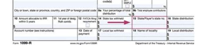 What is line 9b on 1099-R?