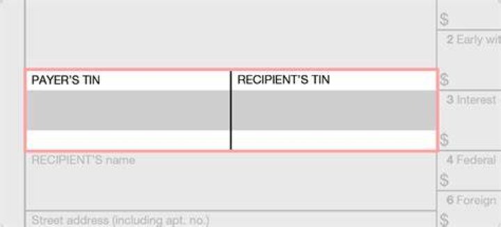 What is the recipient tin on a 1099?