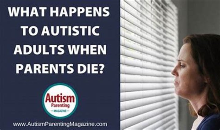 What percentage of autistic adults rely on parents?