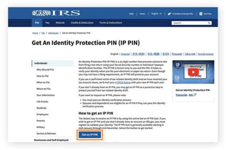 What to do if you lose your IRS pin?