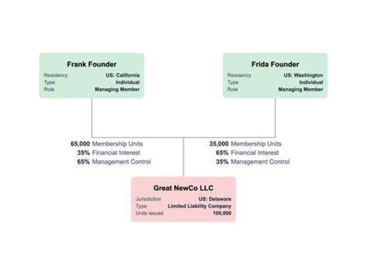 Who are the two members of a LLC?