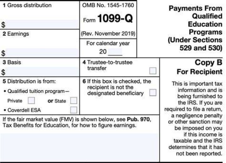 Who claims 1099q on taxes?
